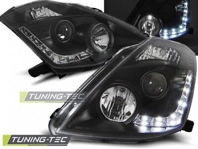 Coppia Fari Fanali Anteriori Tuning 350Z 2003 > 2005 D2S +H1 DAYLIGHT Nero Xeno