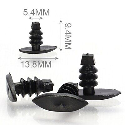 kit 20 pezzi Clip Fissaggio Plastiche a Bottone <ul><li>Clip - Confezione da