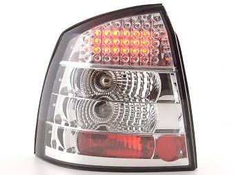 Coppia Fari Fanali Posteriori Tuning LED (G) 3/5 porte 98-03, cromato