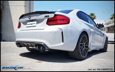 F87 M2 3.0 (410CV) 2018-- Terminale con uscita 2x diam. 90 X-RACE BLACK