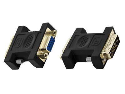 Convertitore Da DVI 12+5 a VGA Video Adapter Cable Converter for PC Dvd Monitor