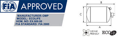 IMP. DI ESTINZIONE ACC.MECCANICO FORMULA OMOLOG.FIA PESO 5,6 KG - CMFST 1