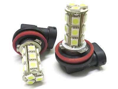 1 Lampada Led H8 18 SMD 5050 Luci Fendinebbia Bianco 12V