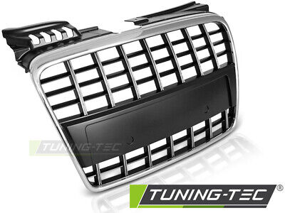 GRILLE SPORT CHROME BLACK fit A4 B7 04-08