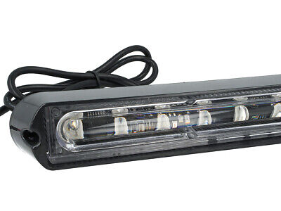 Lampada Luce Lampeggiante Led Strobo Blu 12V 24V 6W Smd 3535 Segnalazione