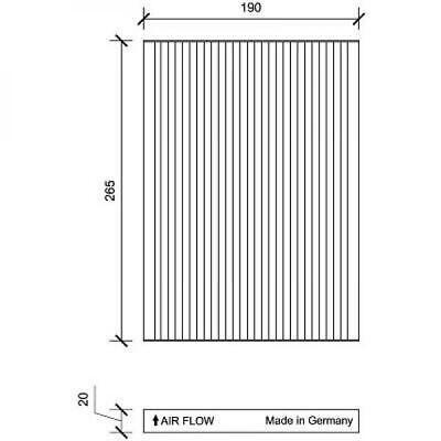 Filtro abitacolo antipolline QASHQAI/X-Trail oem 27277EN025