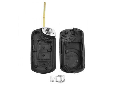 Guscio Chiave Telecomando 2 Tasti con Lama HU100 Batteria Su Circuito Senza