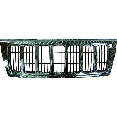 Calandra Griglia Mascherina ANTERIORE frontale GRAND CHEROKEE 04-05 cromato nero