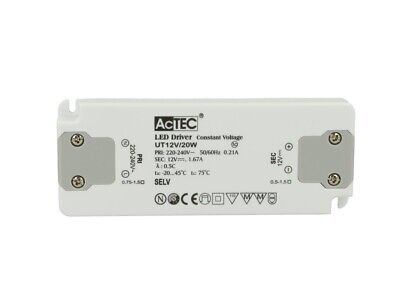 Alimentatore Trasformatore CV Super Slim 14mm 12V 20W 1,67A <p