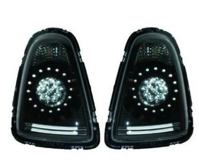Coppia fari fanali posteriori TUNING R56 2006 > 2010 berlina neri nero LED
