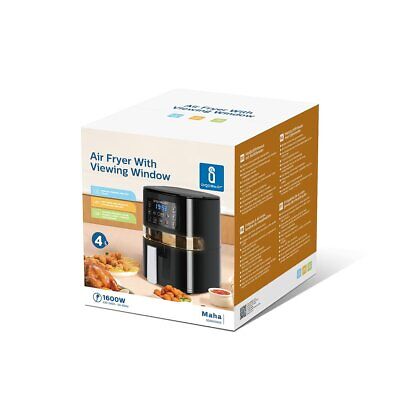 Friggitrice ad aria digitale con finestra a 360 1600W <ul><li>Cucina Sana Senza