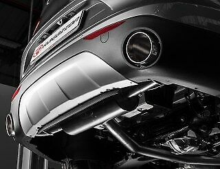 Coppia Codini Scarico Terminale inox ragazzon rotondo 2 x 129 mm obliquo