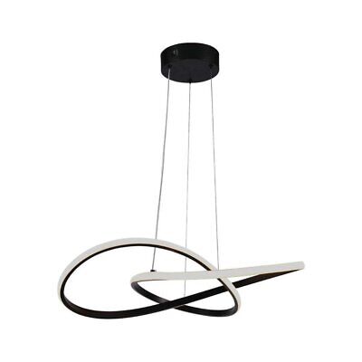 Lampadario LED a Sospensione 20W 2540lm Design Moderno Doppi Anelli Incrociati