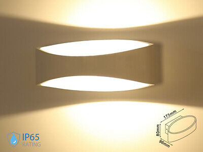 Applique Lampada LED da Muro Arrotondata 5W 4000K Carcassa Bianca IP20