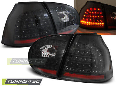 FANALI POSTERIORI A LED NERI per GOLF 5 10.03-09
