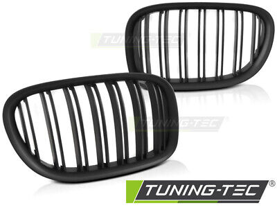 GRILLE BLACK MATT DOUBLE BAR fits F01 09-15