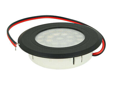 Faretto Led Da Incasso Touch Dimmer Controllo Carcassa Nera 3000K DC12V