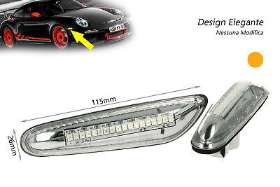Kit Freccia Laterale a Led Side Marker Dinamica Lente Trasparente E46 E36