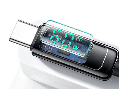Cavo USB C PD QC3.0 60W 20V 3A 1M Con Display Indicatore di Potenza