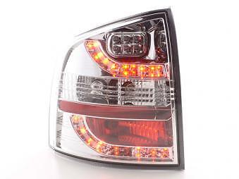 Coppia Fari Fanali Posteriori Tuning LED Octavia Combi 1Z 05- cromati
