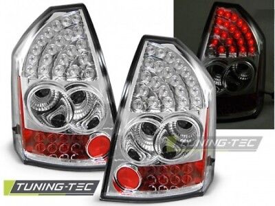 Coppia Kit Set Fari Fanali Posteriori Tuning 300C 05-08 Cromato LED