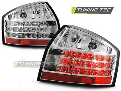 FANALI POSTERIORI A LED CROMATI per A4 10.00-10.04