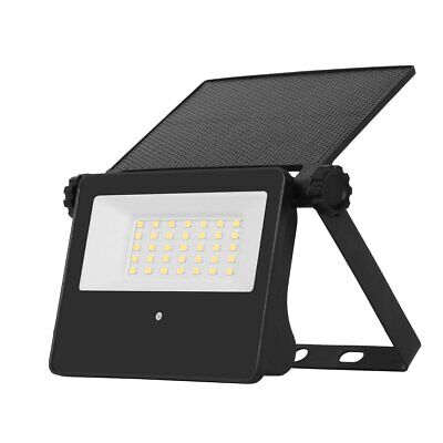 Lampada Faro Led Slim Con Pannello Solare Monocrystalline 10W 1300LM 4000K IP65