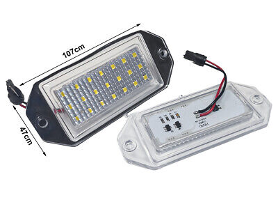 Kit Luci Targa Led  Mondeo MKIII 2000-2007 107X47mm Canbus Bianco 12V 5W