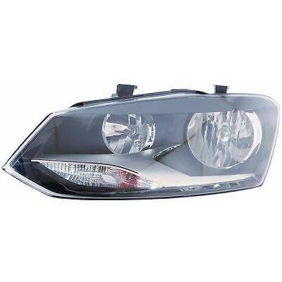 Faro fanale anteriore Sinistro POLO 6R 09- TYC H7+H7 con motorino