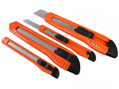 Kit 4 Taglierini Cutter 18mm + 9mm <ul> <li> Economico Per Carta / Cartone