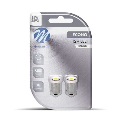 Blister 2x LED L008W BA9s 1xSMD5050 12V bianco