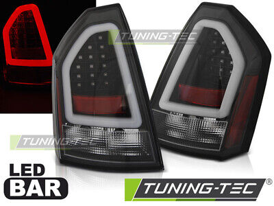 Coppia Fari  Fanali Posteriori Tuning 300C 05-08 BLACK LED BAR Berlina