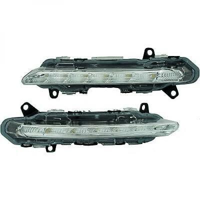 Coppia fari diurna DRL LED TUNING ClasseC W204 07-11 berlina Wagon