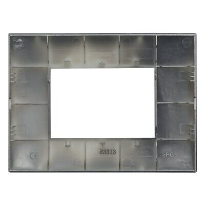 ETTROIT Placca Plastica Serie Venus 3P Colore Cromato Lucido Compatibile Con
