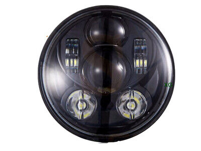 Faro Led Rotondo 7 Pollici 58W Headlight H4 Per Moto Harley Davidson Wrang