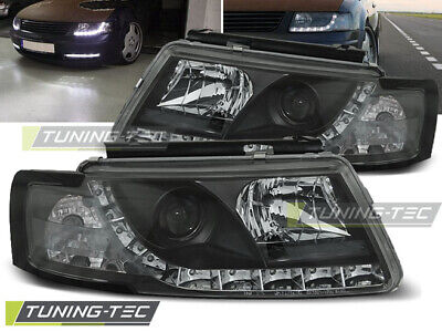 HEADLIGHTS DAYLIGHT BLACK fits PASSAT 5B 3B 11.96-08.00