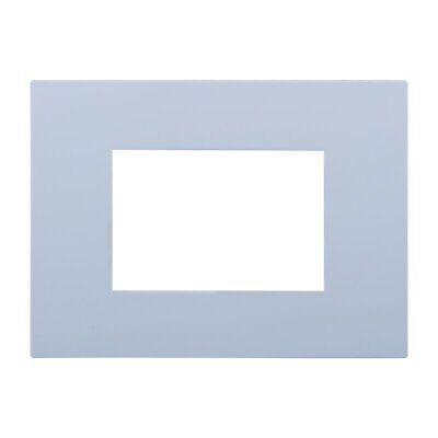 ETTROIT Placca Plastica Serie Venus 3P Colore Bianco Compatibile Con Vimar Arke