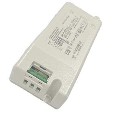 Meanwell PLC-60-12 Alimentatore 12V 5A 60W Con Scatola Chiusa In Plastica Input