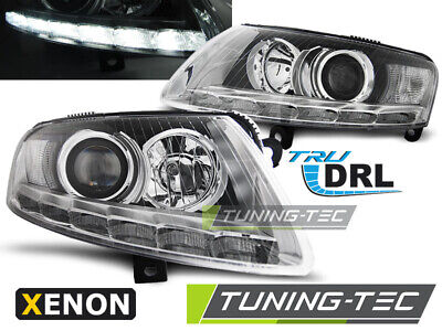 FARI XENON TRUE DRL CROMATI per A6 C6 04.04-08