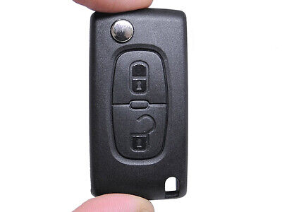 Guscio Chiave Telecomando 2 Tasti Con Lama HU83 Batteria In Custodia Senza