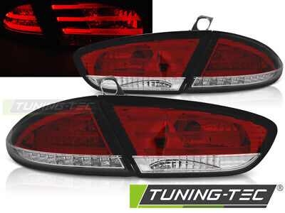 LED TAIL LIGHTS RED WHITE fits LEON 03.09-12