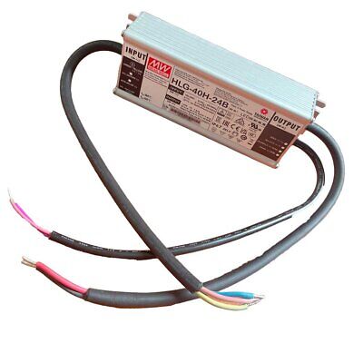 MeanWell HLG-40H-24B Alimentatore Led Driver CV CC Dimmerabile IP67 40W 24V