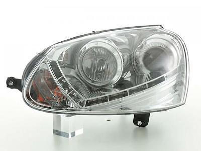 Dayline Headlight fit for Golf 5 Yr. 03-08 chrome