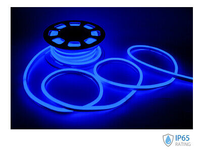 24V Bobina Led Neon Flex Colore Blu Blue 10 Metri IP65 8W/M SKU-2515 <table