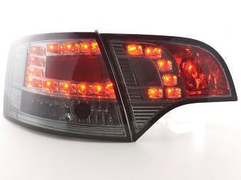 Coppia Fari Fanali Posteriori Tuning LED A4 Avant (8E) 04-08 nero