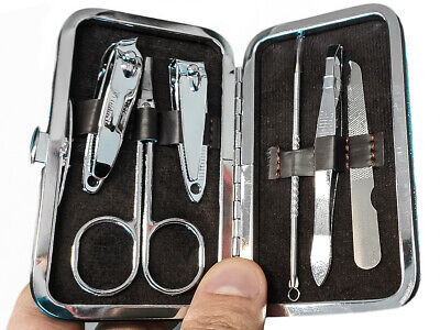 Kit 6 Pezzi Manicure Pedicure Set Tagliaunghie Forbici <ul><li>Set E Da