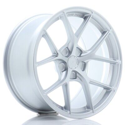 JR Wheels SL01 18x9,5 ET25-38 5H BLANK Argento opaco