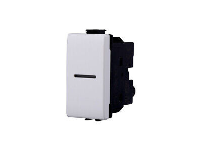 ETTROIT Deviatore Assiale 1P 16A Bianco Compatibile Con Bticino Matix <ul><li>
