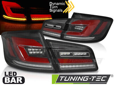 LED BAR SEQ TAIL LIGHTS BLACK fits F10 10-16