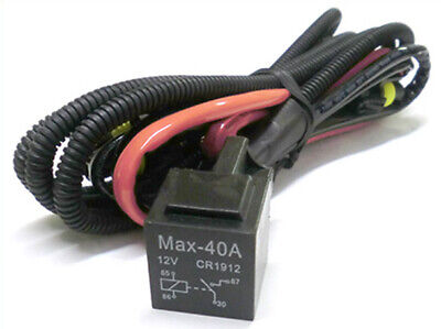 Cablaggio Rele Relay 12V 40A Stabilizzatore Corrente Per Lampada Xenon H1 Tremo